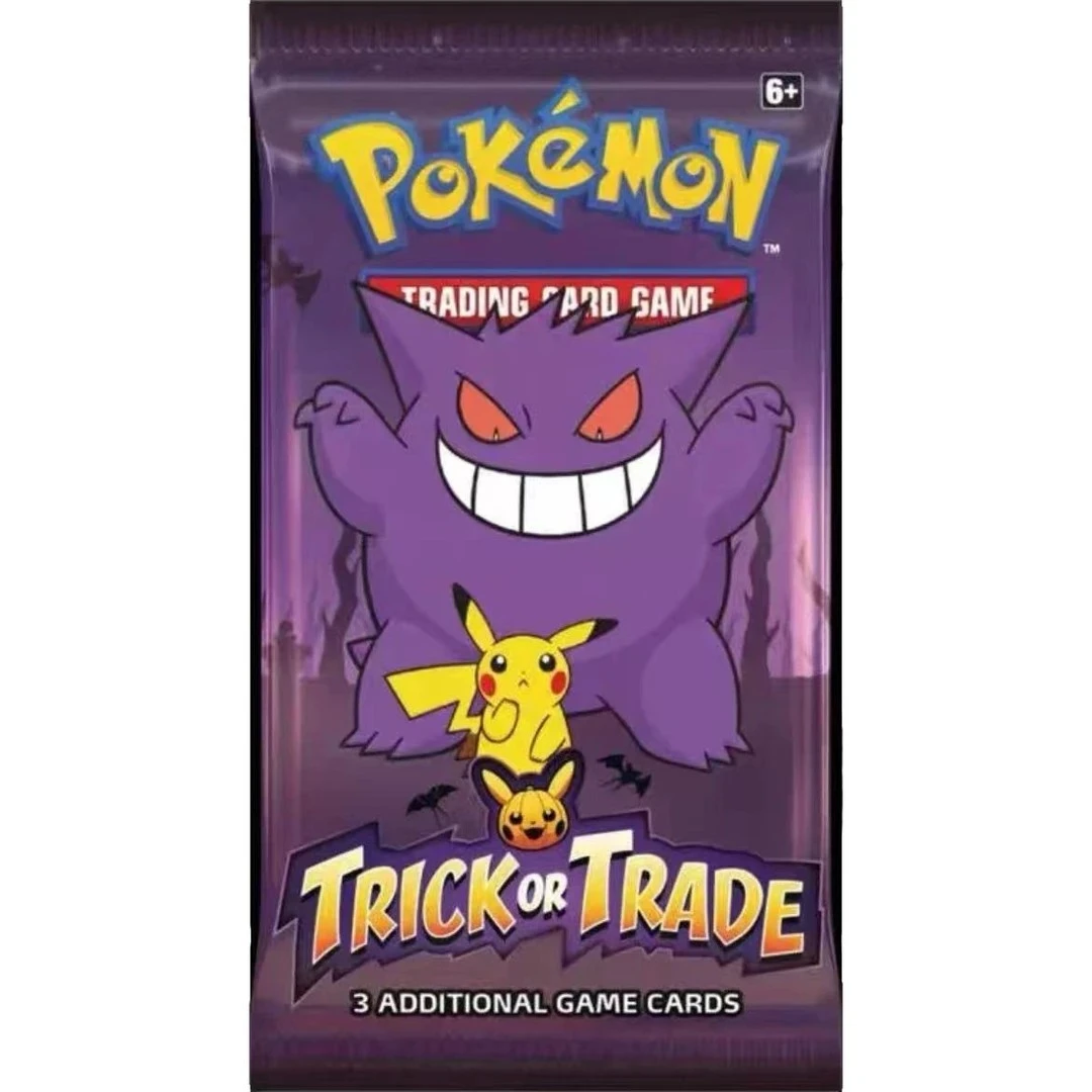 美版 万圣节宝可梦限定卡包  单包 满50包邮