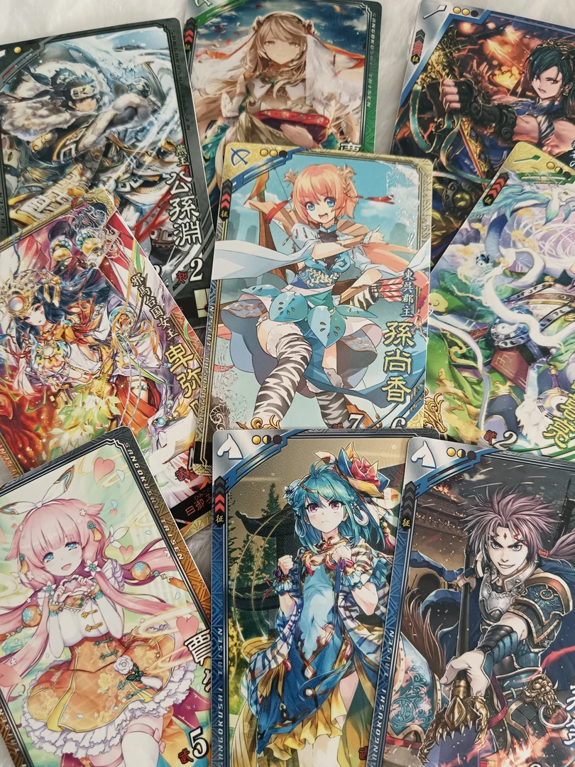 三国演义收藏卡 世嘉 日版中古 一单5张