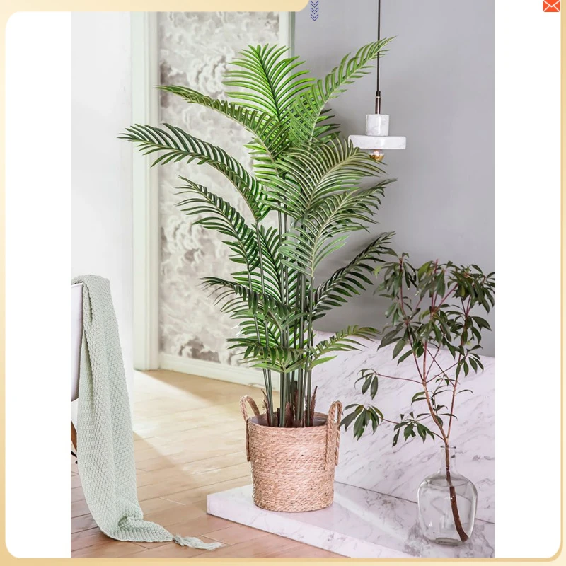 甄选散尾葵仿真绿植北欧风植物假绿植盆栽落地室内装饰假树仿真树