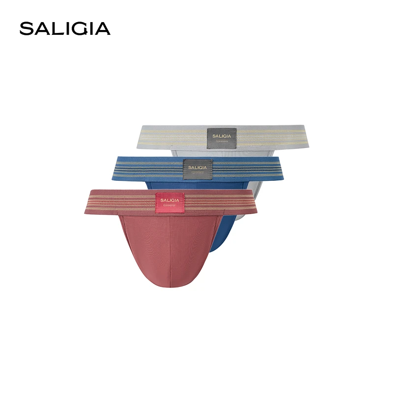 SALIGIA萨维尔街100S超细莱赛尔性感男士高叉内裤