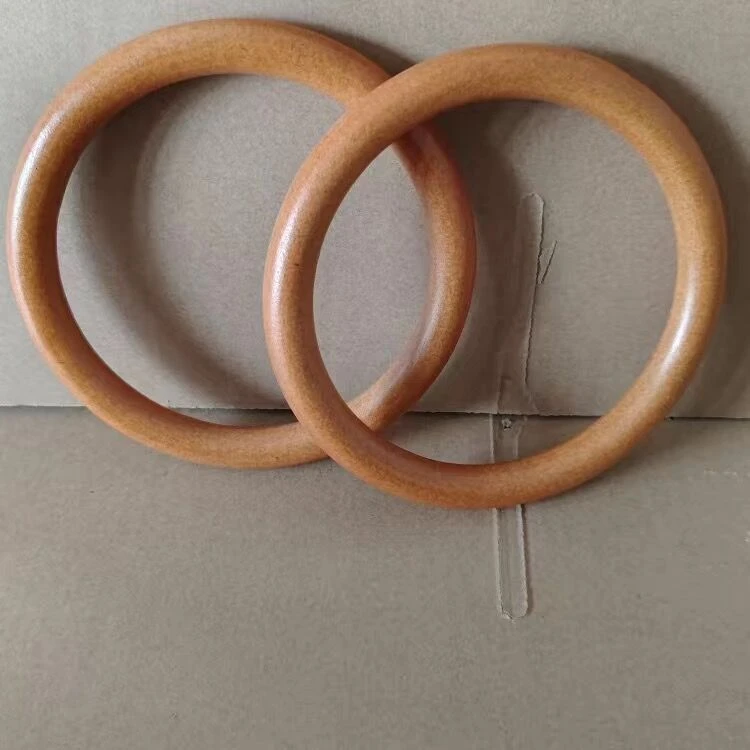 高档木质树脂包包手提圆环