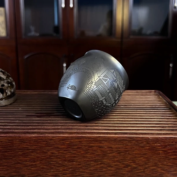 原矿玄铁石黄泥天园地方江南古韵150cc主人杯