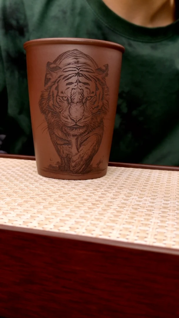 【闪购商品】紫砂茶杯宜兴高端紫砂杯老虎