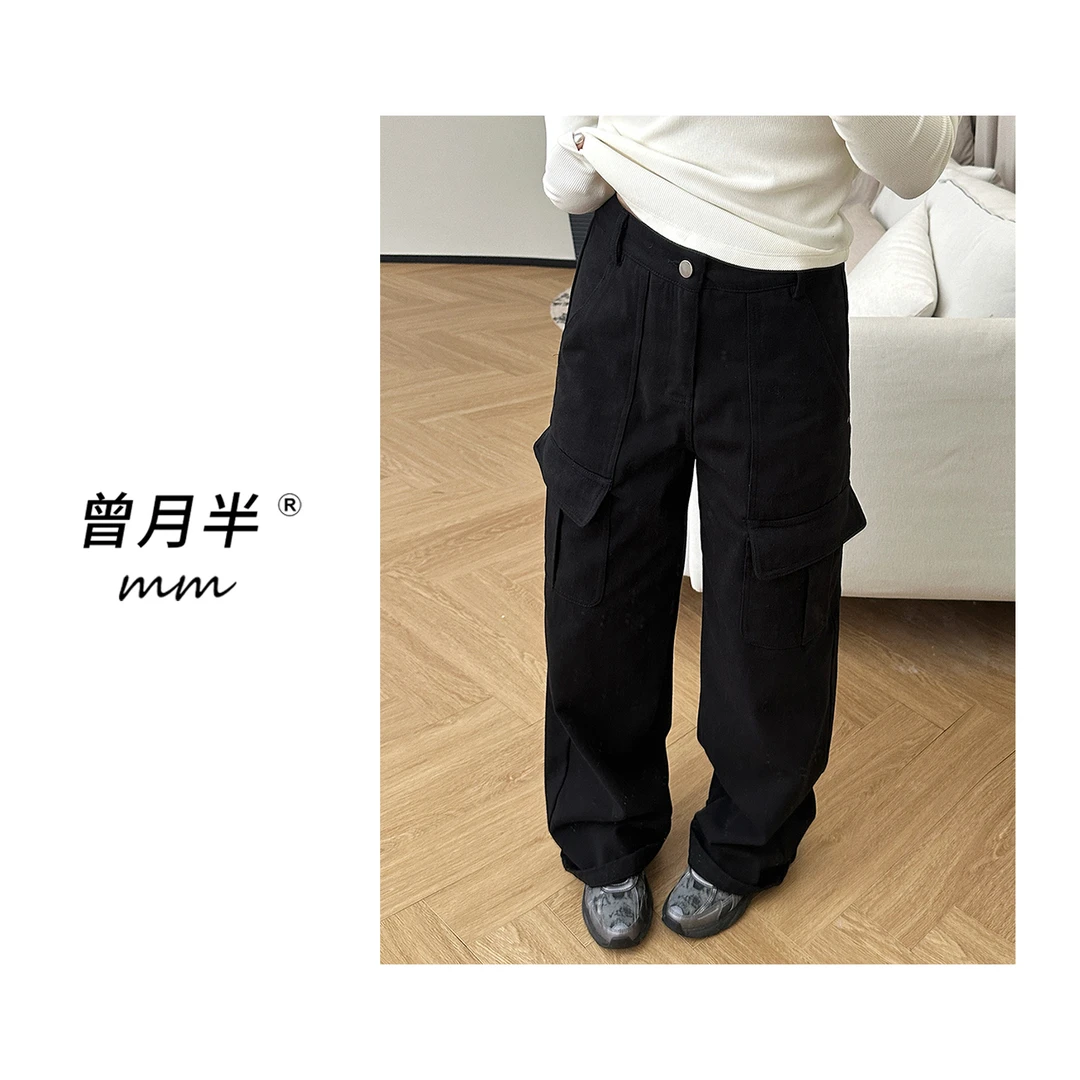 曾月半mm清仓《机动部队》又是一条能穿N年的口袋植绒工装裤！zk297