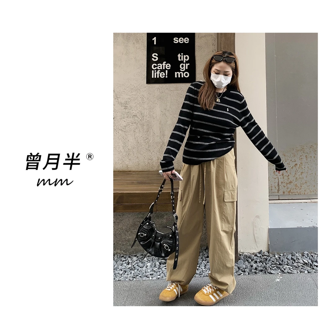 曾月半mm清仓《热卖W＋升级版2.0》两穿束脚工装裤！ZK97
