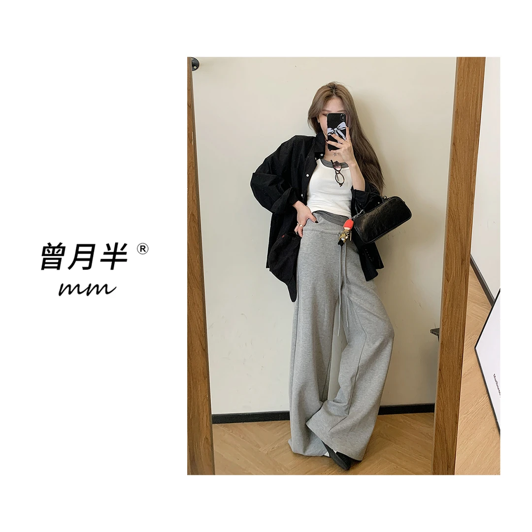 曾月半mm清仓《后背小刺绣》秋季黑白全棉翻领衬衫！ZS769