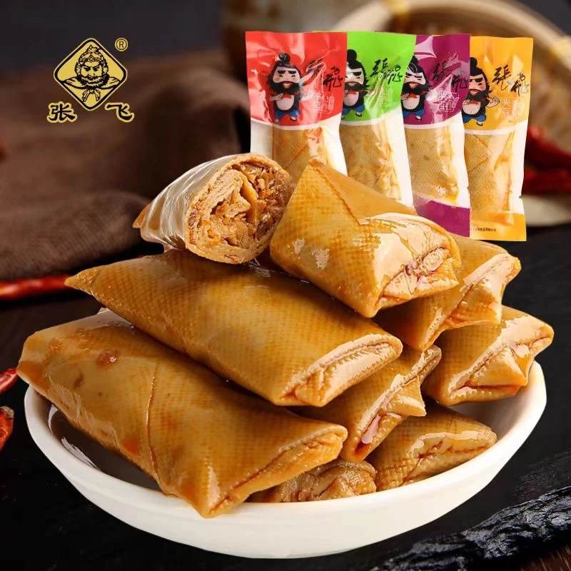 张飞香菇夹心豆卷四川风味小包装五香香辣味豆腐干香菇豆干小零食