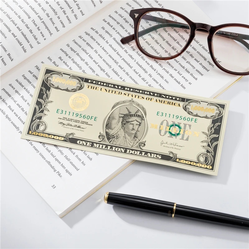 英辅趣味数字烫金书签英国IF文创创意印花纹个性独特殊文艺术便签