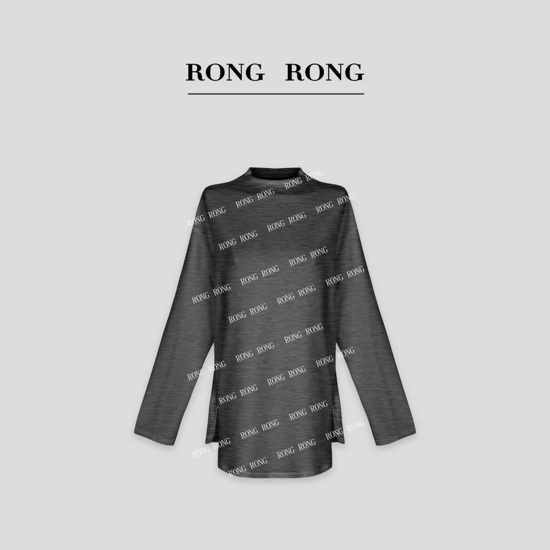 溶溶S【云感德绒T】RONGRONG莱赛尔德绒小立领保暖打底衫T-A8965931
