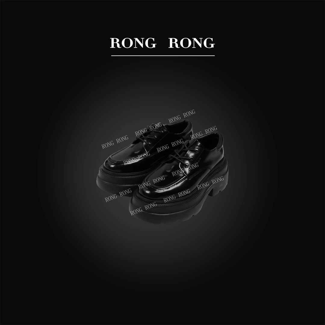 溶溶RONGRONG 开边珠牛皮内里绵羊皮法式轻奢厚乐福鞋RR20243454