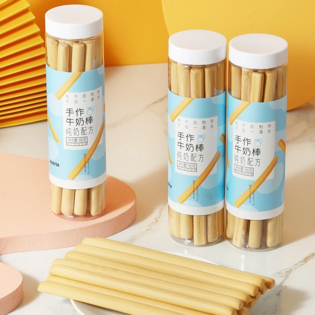 焙芝芯180g/130g手工牛奶棒硬饼干纯奶配方韧性手指饼干耐吃手作