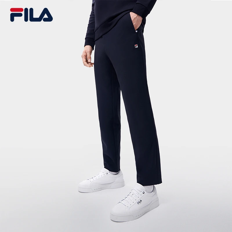 Fila/斐乐男士【斜纹四面弹直筒裤】秋季商务休闲男裤F51M421801F
