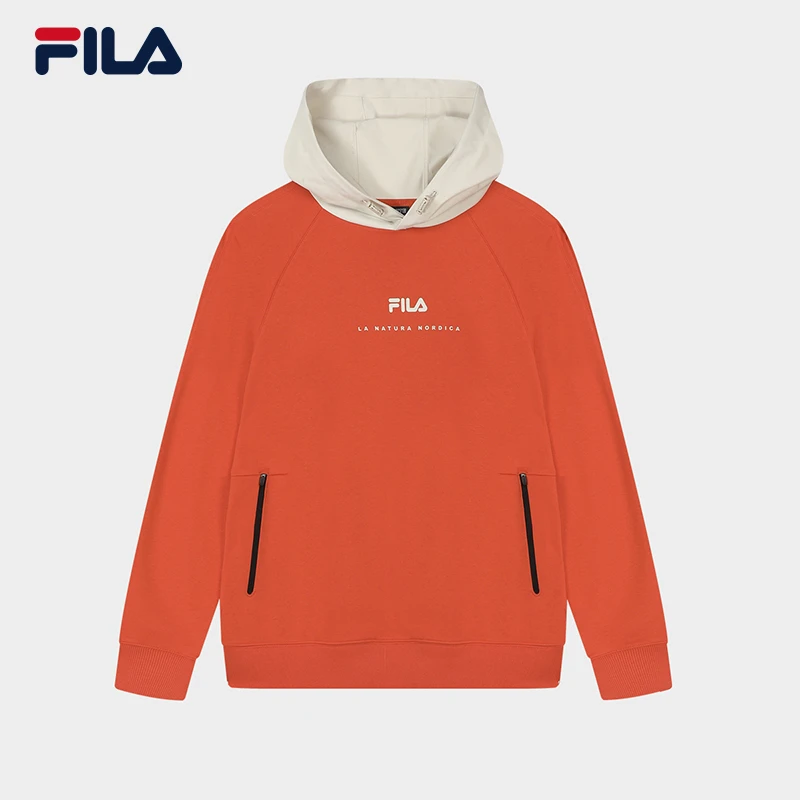Fila/斐乐男士【液氨加厚连帽卫衣】冬季时尚保暖长袖F11M349210F