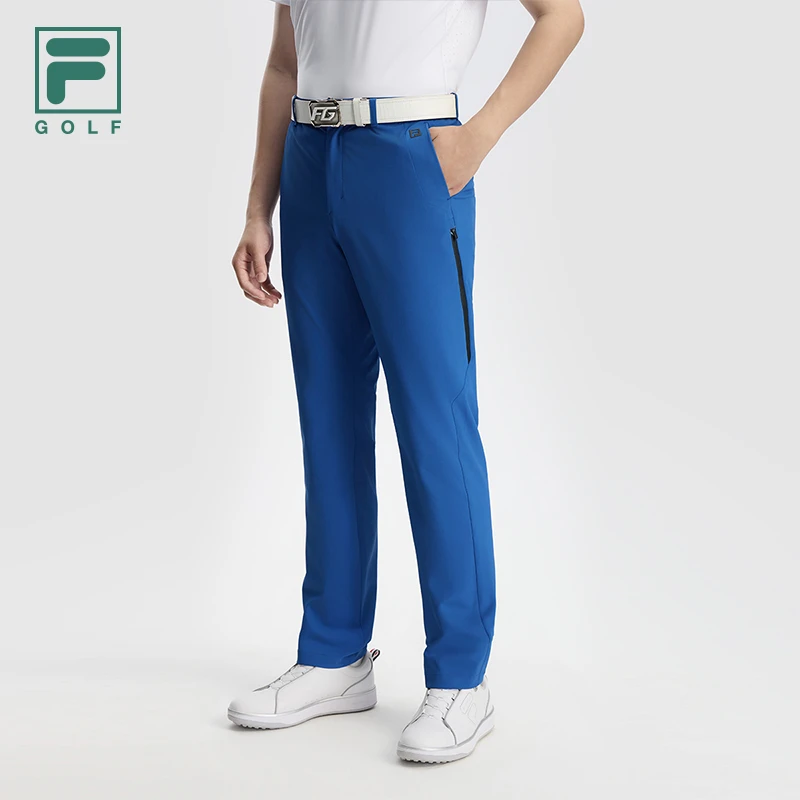 Fila/斐乐男【高尔夫涤纶商务裤】夏季休闲透气弹力长裤A11M435810F