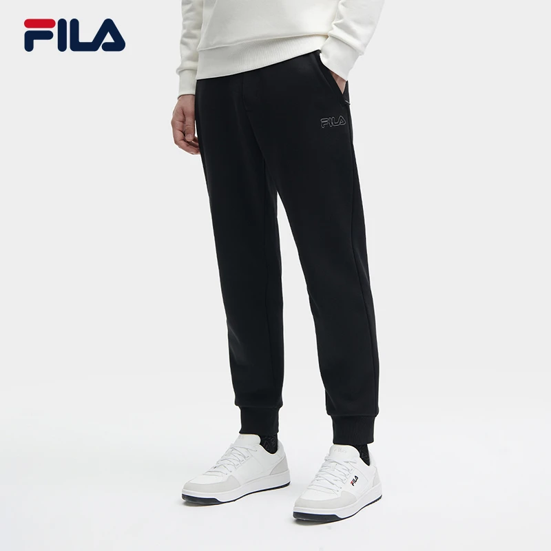 FILA/斐乐男士【保暖休闲束口长裤】秋冬新款户外男裤F11M348603F