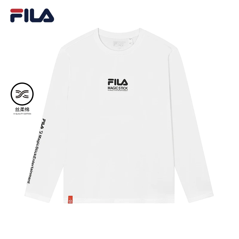Fila/斐乐男【联名高街亲肤长袖】秋冬时尚休闲百搭上衣F11M319218F
