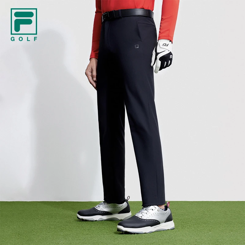 Fila/斐乐男子【高尔夫运动长裤】秋冬直筒透气高档西裤A11M345803F
