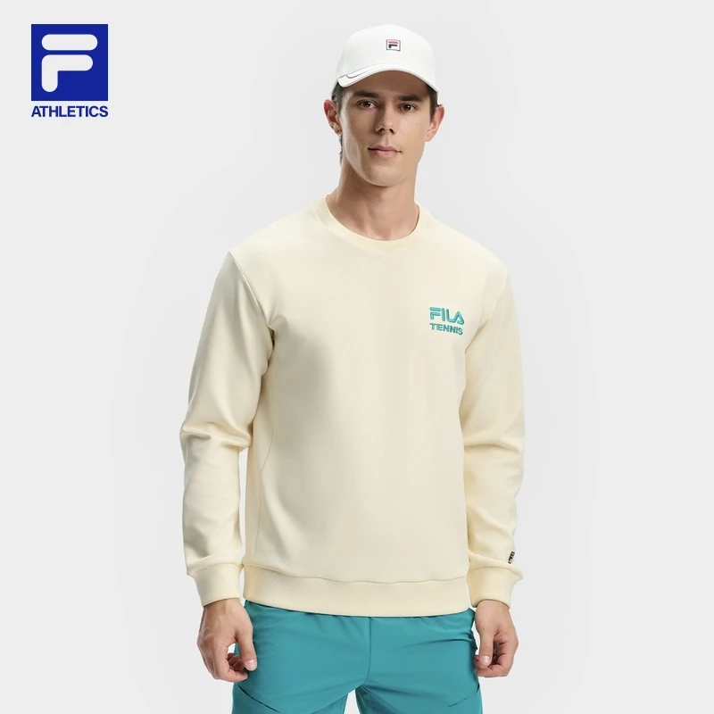 Fila/斐乐男【抗皱加厚网球卫衣】秋季新款舒适运动长袖A11M433208F