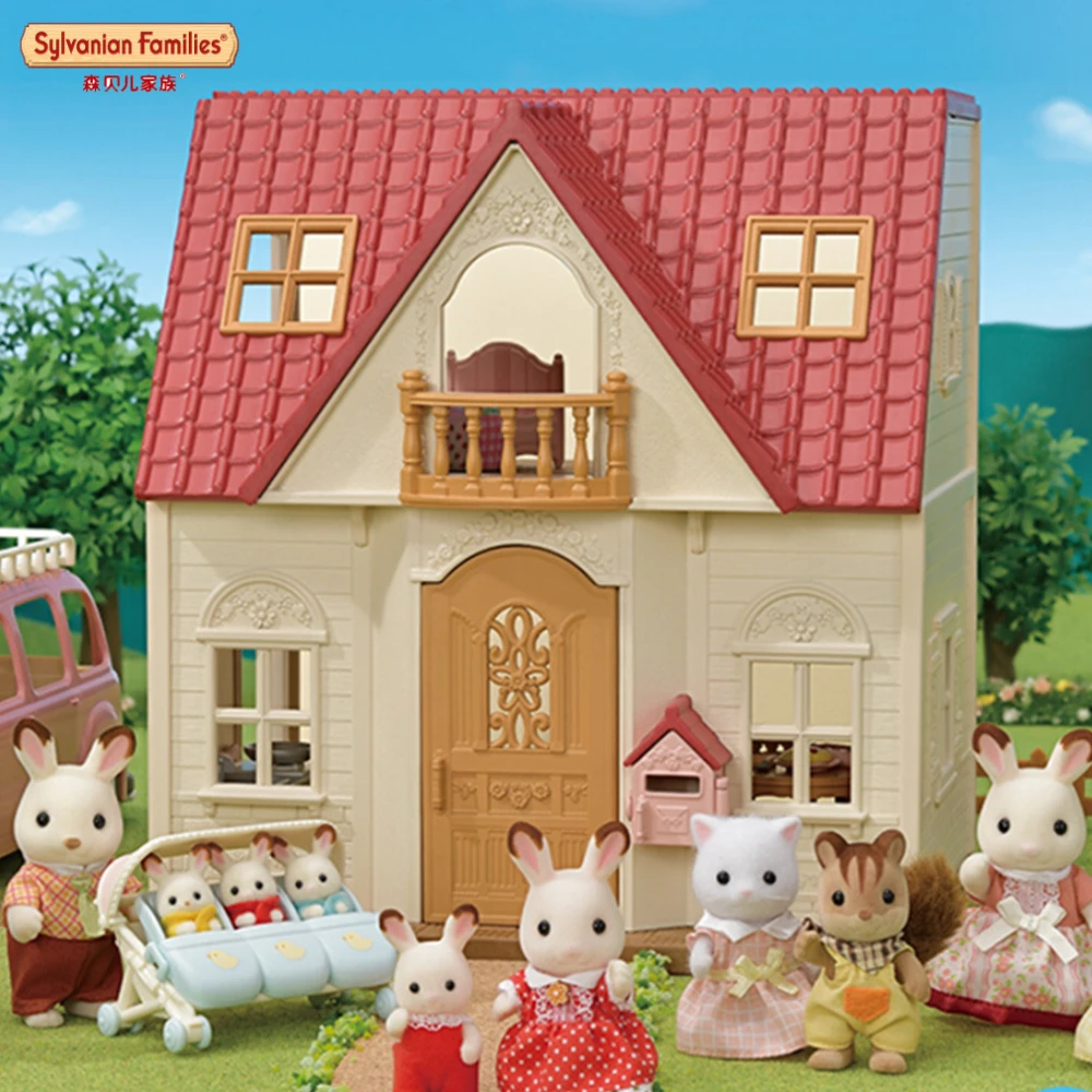 森贝儿家族甜梦小屋信箱版过家家玩具女孩儿童仿真公主城堡5567