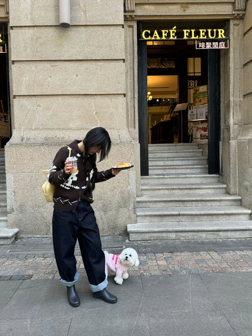 【清】NO退换【ONEXH专场款】IN choose u笑笑家费尔岛羊毛毛衣87678