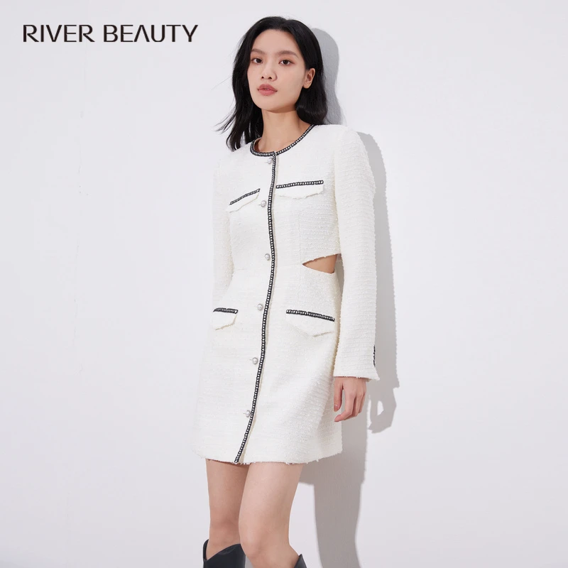 【小云总专享】RB 小香风裙子镂空连衣裙 RQ01146068