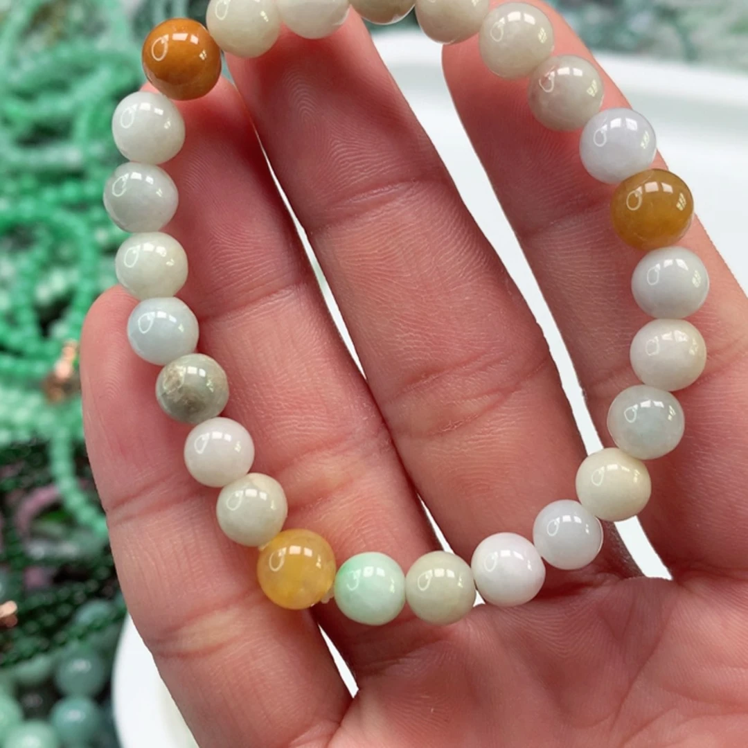 【闪购商品】翡翠手链未镶嵌随*飘