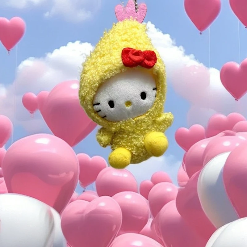 炸虾hellokitty公仔凯蒂猫包挂饰