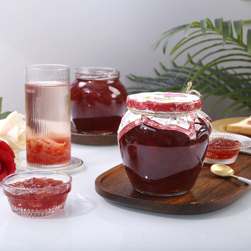 保加利亚进口吉姆重瓣红玫瑰酱花香浓郁烘焙涂抹面包DIY冲调饮品