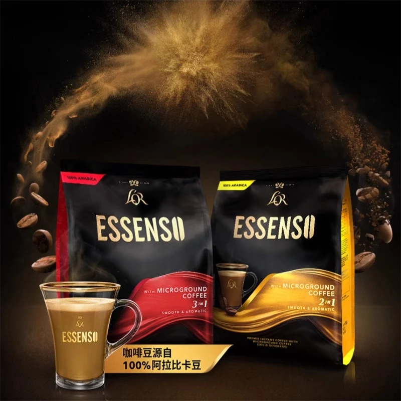 马来西亚进口LOR艾昇斯Essenso微研磨阿拉比卡三合一速溶咖啡500g