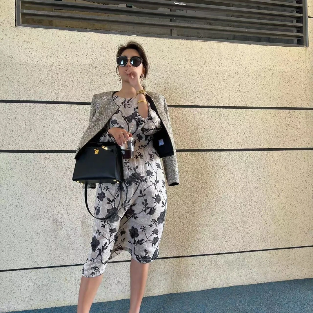 2%Moozza【法式雅风】连衣裙 时尚性感气质休闲连体小众设计-205#