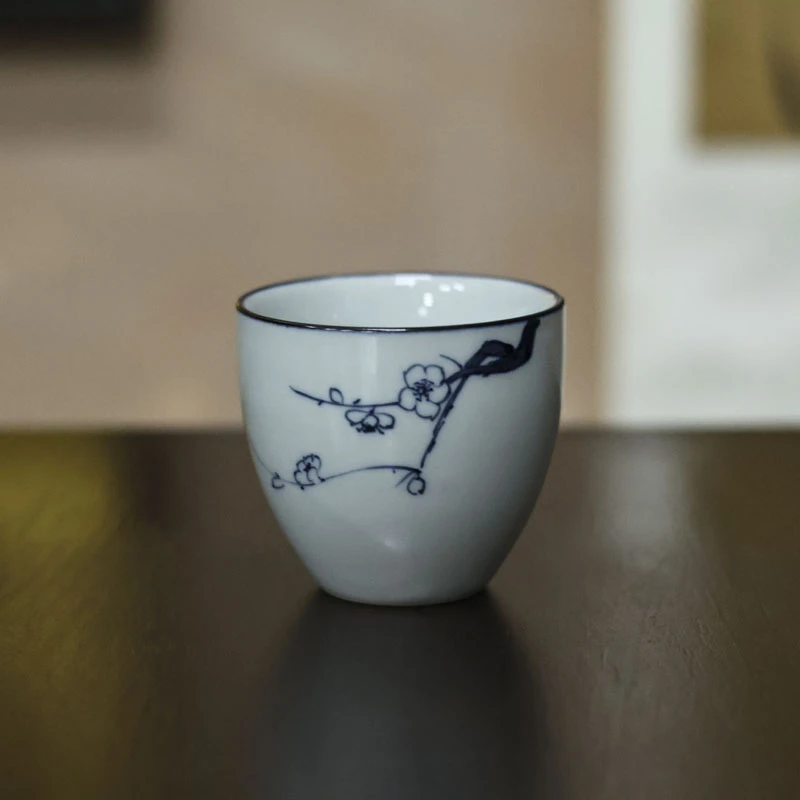 【小田甄陶】梅花陶泥杯《Q3715》
