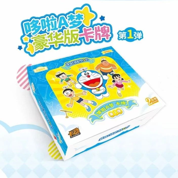 全新卡动正版哆啦A梦卡牌第1弹豪华版叮当猫大雄静香动漫周边