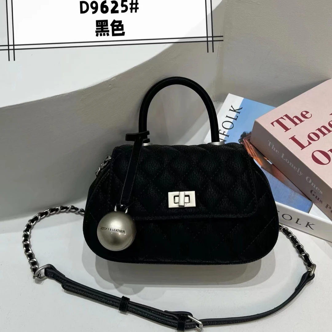 【RAIN.CUN】ZT-D9625-黑色高定轻奢时尚百搭潮流女士包包