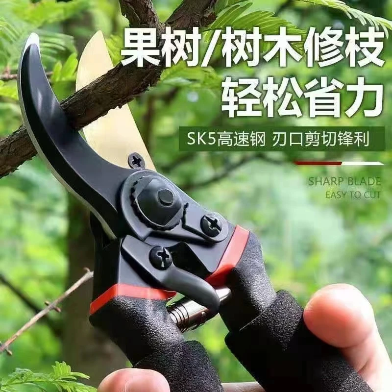 【2024强力加厚】SK5钢树枝剪刀修枝剪刀果树园林园艺剪刀多功能