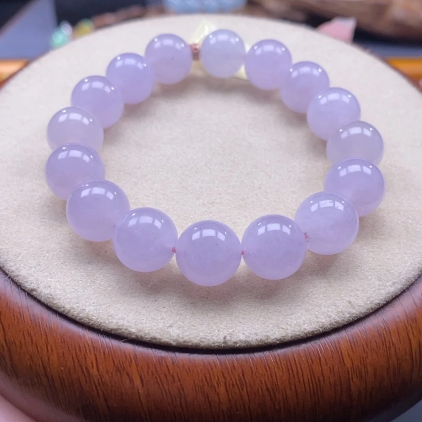 【闪购商品】翡翠手串未镶嵌冰红粉手串卡11.7