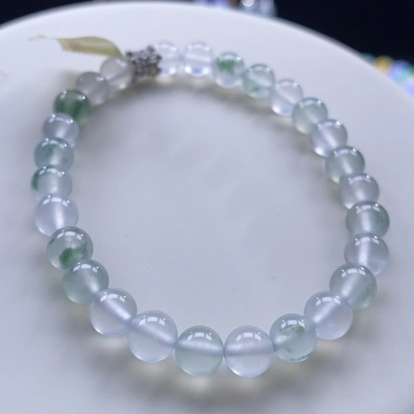 【闪购商品】翡翠吊坠(不含链)未镶嵌高冰飘花手串卡6+