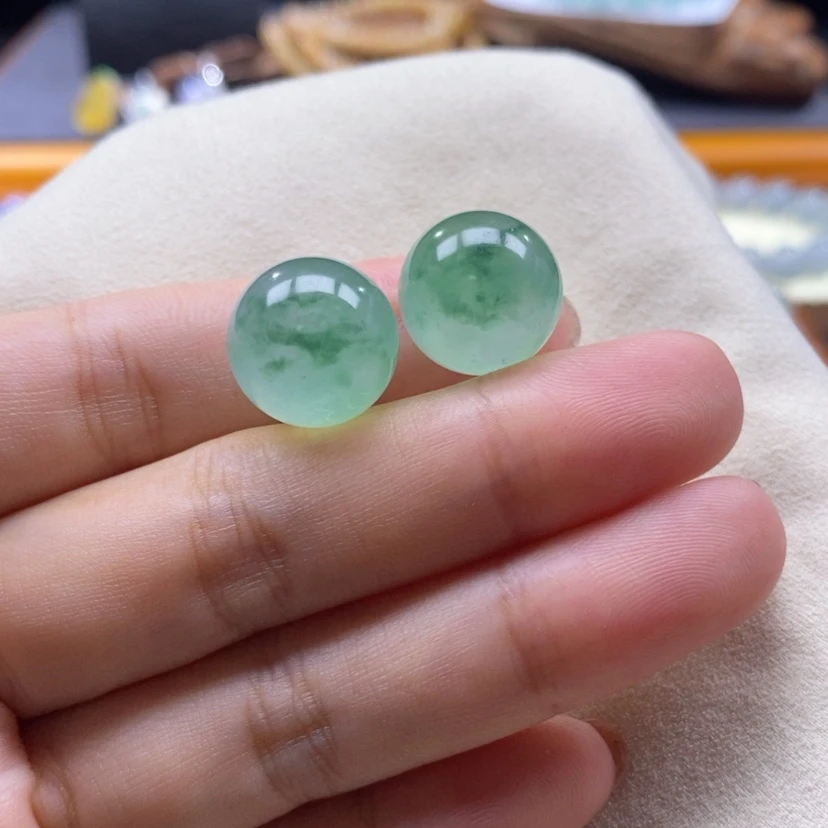【闪购商品】翡翠颈饰未镶嵌翡翠高冰飘绿卡14+多样性只发一个