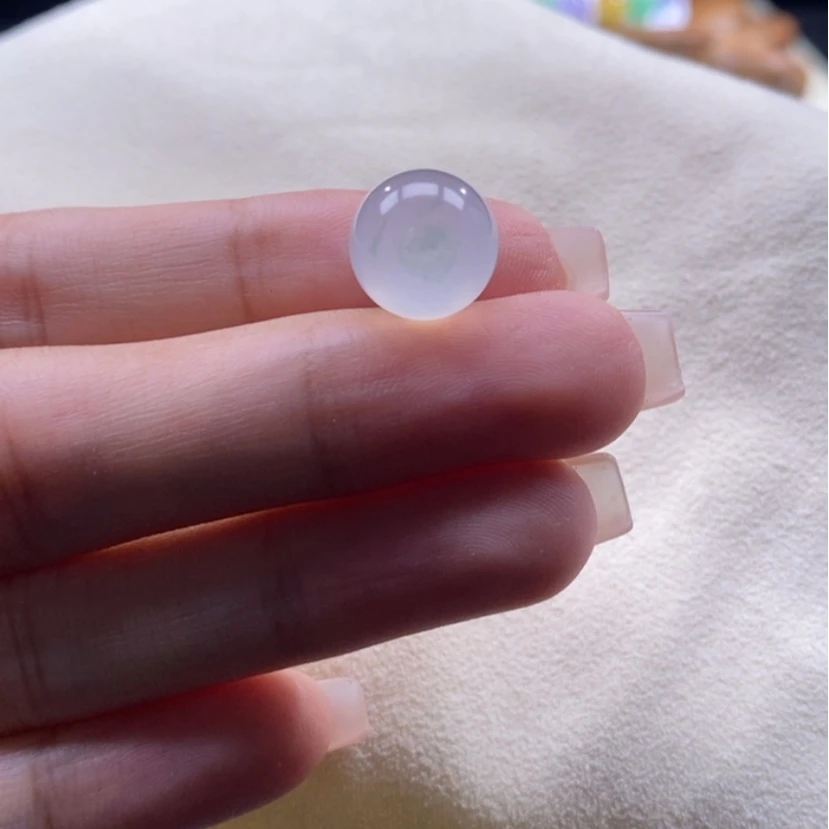 【闪购商品】翡翠颈饰未镶嵌冰底飘花珠卡11.7