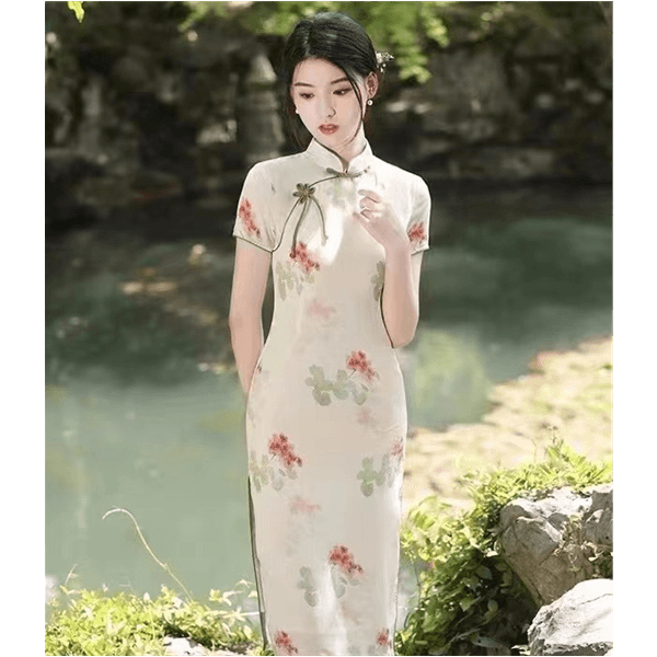 【高端女装】2024新款时尚气质显瘦连衣裙HJ-402