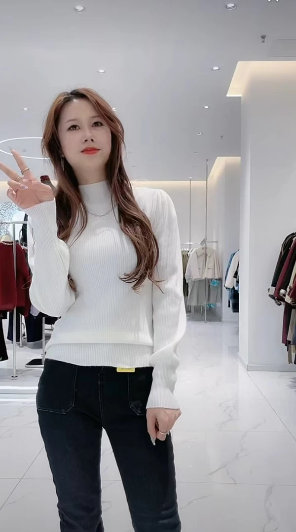 【高端女装】2024新款时尚气质百搭毛衣HJ-1153