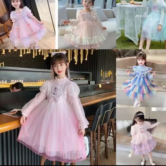 19听号下单随机时尚断码（听号下单）洋气宝宝女童女宝儿连衣裙