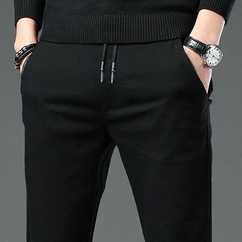 秋冬新款男士休闲裤修身直筒裤子秋季男裤子男士秋冬款男裤秋冬款