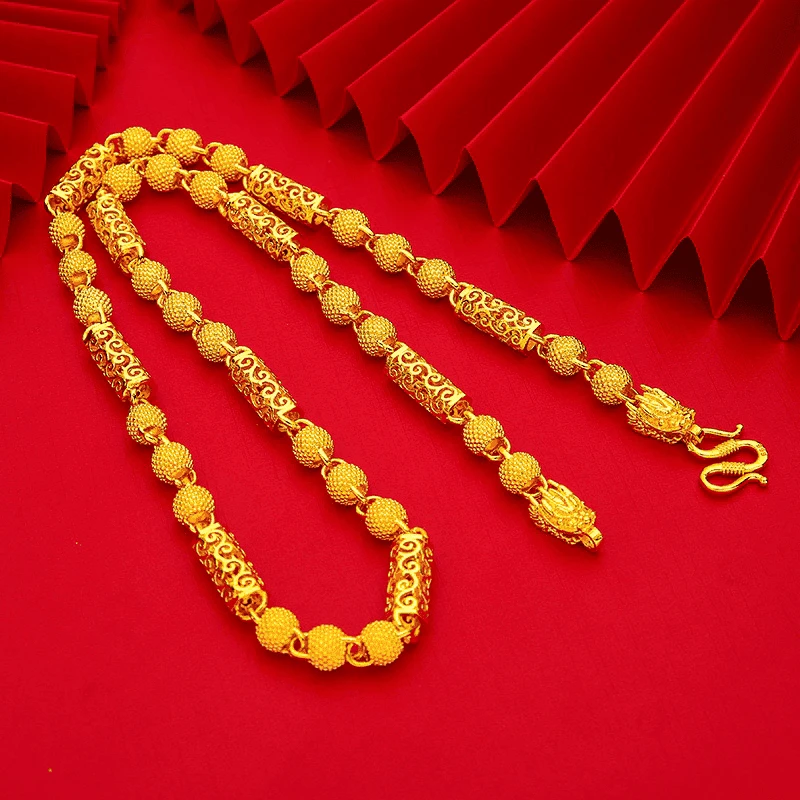 合金项链 2024新款男士（祥云项链）轻奢精美时尚百搭潮流大气经典