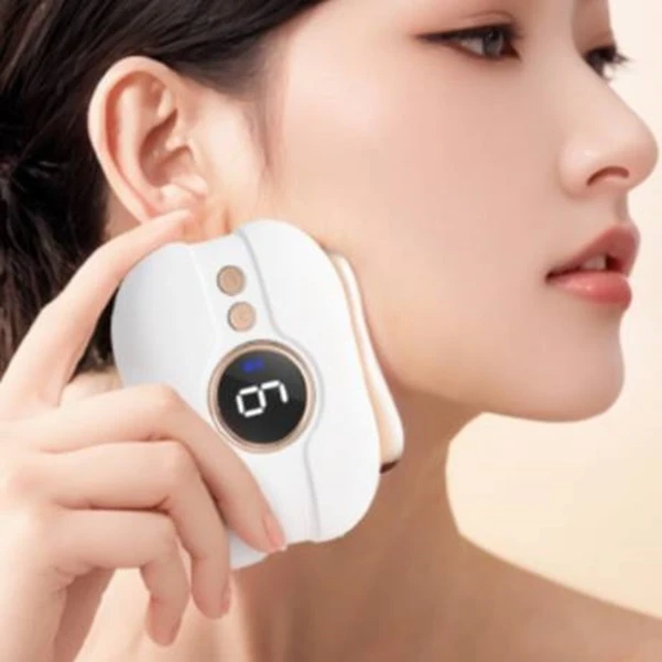 A274#便携式加热智能钛金刮 痧板9档