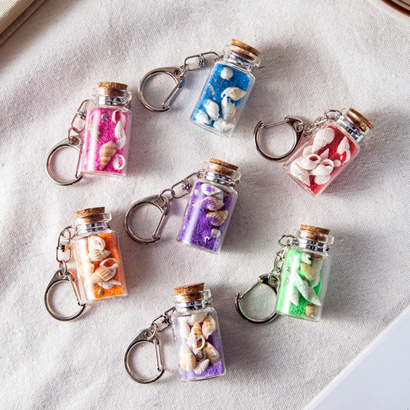 天然海螺贝壳许愿瓶漂流瓶海洋瓶沙滩旅游景区纪念品生日礼物摆件