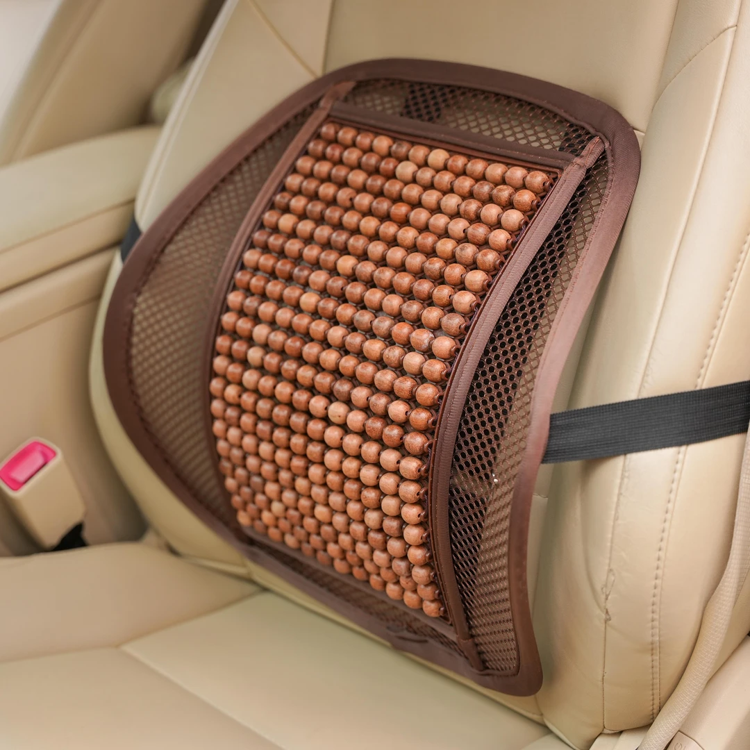 缅甸花梨汽车腰靠座椅靠垫 尺寸:42*48cm XT519