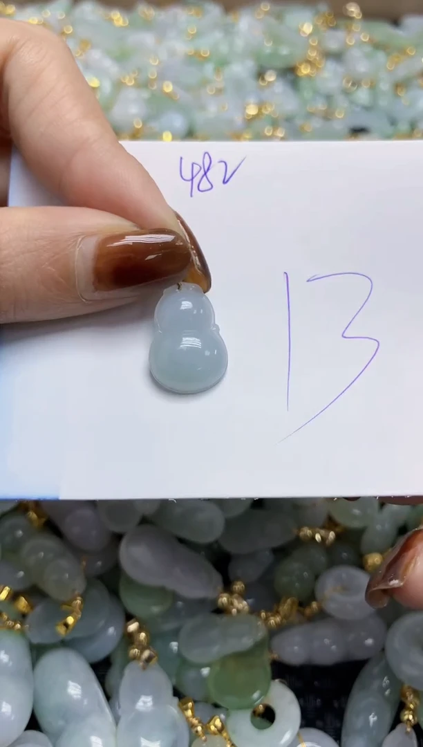 【闪购商品】翡翠挂件合金天然缅甸翡翠A货