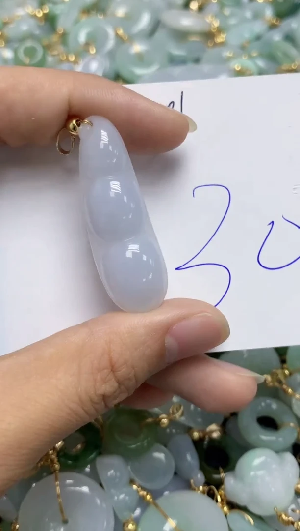 【闪购商品】翡翠颈饰合金天然缅甸翡翠A货