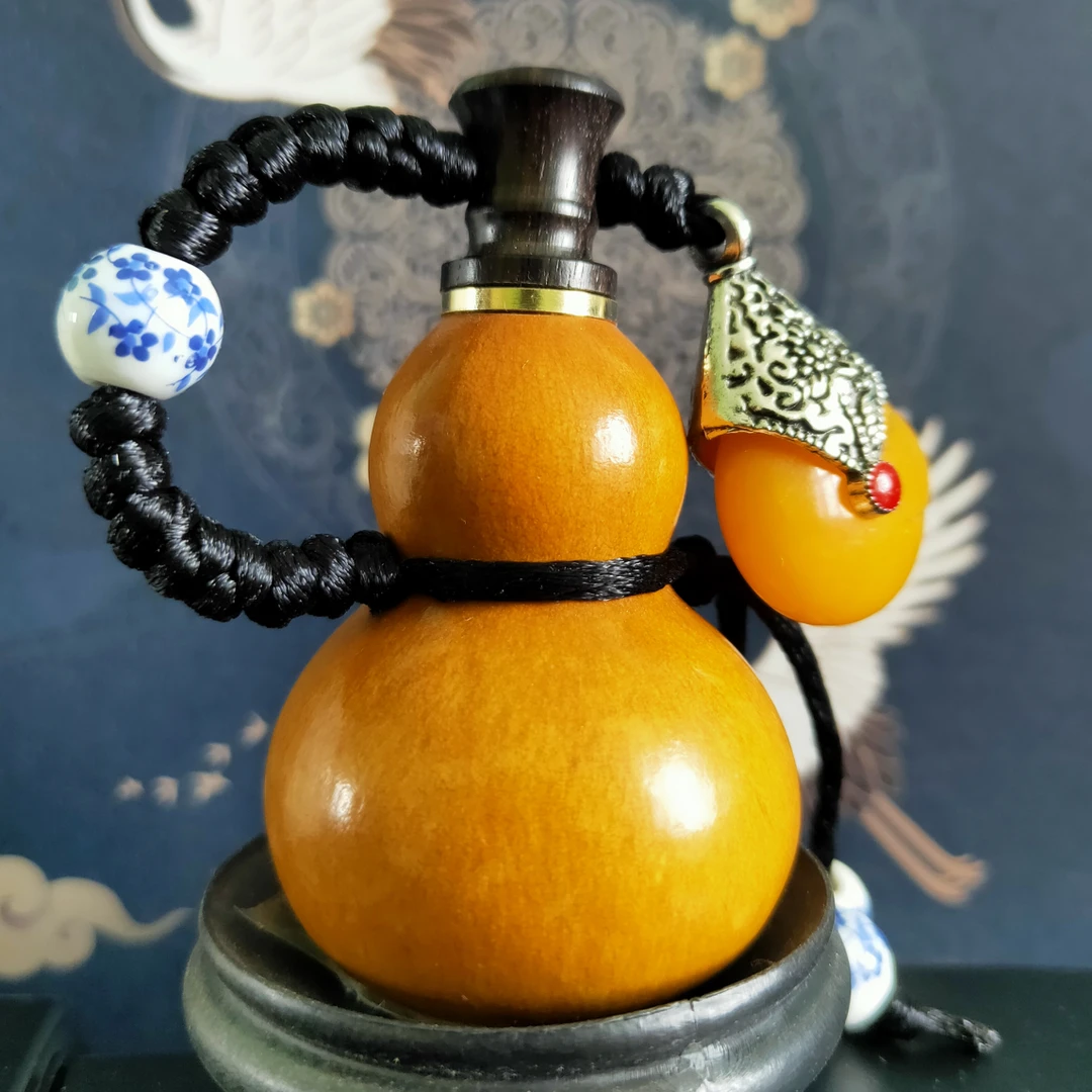 葫芦小酒壶，手工编织葫芦酒葫芦酒壶
