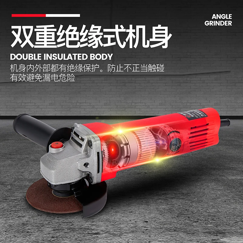 通泰宠粉新款工业级散热大功率角磨机省力稳定绝缘设计多功能